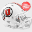 Utah Utes NCAA Mini Speed Football Helmet <i>White</i>