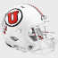 Utah Utes Speed Replica Football Helmet <i>White</i>