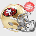 Helmets, Mini Helmets: San Francisco 49ers NFL Mini Speed Football Helmet