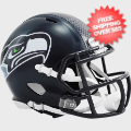 Helmets, Mini Helmets: Seattle Seahawks NFL Mini Speed Football Helmet <i>Matte Navy</i>