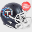 Tennessee Titans NFL Mini Speed Football Helmet <i>Satin Navy Metallic</i>