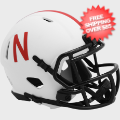 Helmets, Mini Helmets: Nebraska Cornhuskers NCAA Mini Speed Football Helmet <B>LUNAR SALE</B>