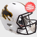 Helmets, Full Size Helmet: Wyoming Cowboys Speed Replica Football Helmet