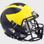 Michigan Wolverines Speed Football Helmet <B>Painted Wings</B>