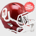 Helmets, Full Size Helmet: Oklahoma Sooners Speed Replica Football Helmet