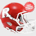 Helmets, Full Size Helmet: Rutgers Scarlet Knights Speed Replica Football Helmet