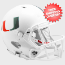 Miami Hurricanes Speed Football Helmet