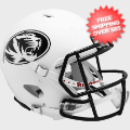 Helmets, Full Size Helmet: Missouri Tigers Speed Football Helmet <i>Matte White</i>