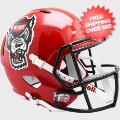 Helmets, Full Size Helmet: North Carolina State Wolfpack Speed Replica Football Helmet <i>2018 Red Tuf...