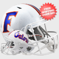 Helmets, Full Size Helmet: Florida Gators Speed Replica Football Helmet <B>Chrome Decals</B>