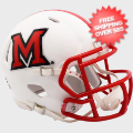 Helmets, Mini Helmets: Miami of Ohio Redhawks NCAA Mini Speed Football Helmet <i>Matte White</i>