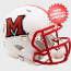 Miami of Ohio Redhawks NCAA Mini Speed Football Helmet <i>Matte White</i>
