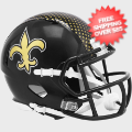 Helmets, Mini Helmets: New Orleans Saints Riddell Mini Helmet <B>2022 Alternate On-Field</B>