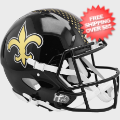 Helmets, Full Size Helmet: New Orleans Saints Speed Football Helmet <B>2022 Alternate On-Field</B>