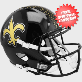New Orleans Saints Speed Replica Football Helmet <B>2022 Alternate On-Field</B>