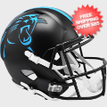 Helmets, Full Size Helmet: Carolina Panthers Speed Replica Football Helmet <i>2022 Alternate On-Field<...