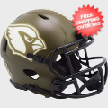 Arizona Cardinals NFL Mini Speed Football Helmet <B>SALUTE TO SERVICE</B>