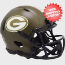 Green Bay Packers NFL Mini Speed Football Helmet <B>SALUTE TO SERVICE</B>