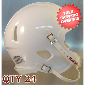 Bulk Mini Speed Football Helmet SHELL White Qty 24