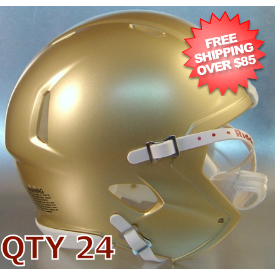 Bulk Mini Speed Football Helmet SHELL South Bend Gold Qty 24