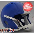 Helmets, Blank Mini Helmets: Bulk Mini Speed Football Helmet SHELL Royal Blue Qty 24