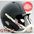Helmets, Blank Mini Helmets: Bulk Mini Speed Football Helmet SHELL Dark Green Qty 24