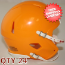 Bulk Mini Speed Football Helmet SHELL Green Bay Gold Qty 24