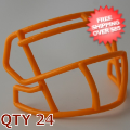 Helmets, Blank Mini Helmets: Bulk Mini Speed Z2BD Facemask Green Bay Gold Qty 24