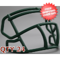 Helmets, Blank Mini Helmets: Bulk Mini Speed Z2BD Facemask Kelly Green Qty 24