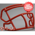Helmets, Blank Mini Helmets: Bulk Mini Speed Z2BD Facemask Burnt Orange Qty 24