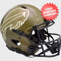 Helmets, Full Size Helmet: Buffalo Bills Speed Football Helmet <B>SALUTE TO SERVICE</B>