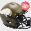 Minnesota Vikings Speed Football Helmet <B>SALUTE TO SERVICE SALE</B>