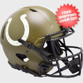 Helmets, Full Size Helmet: Indianapolis Colts Speed Football Helmet <B>SALUTE TO SERVICE SALE</B>