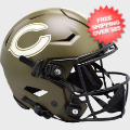 Helmets, Full Size Helmet: Chicago Bears SpeedFlex Football Helmet <B>SALUTE TO SERVICE</B>