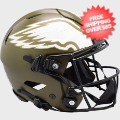 Helmets, Full Size Helmet: Philadelphia Eagles SpeedFlex Football Helmet <B>SALUTE TO SERVICE</B>