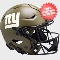 Helmets, Full Size Helmet: New York Giants SpeedFlex Football Helmet <B>SALUTE TO SERVICE</B>