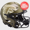 Helmets, Full Size Helmet: Atlanta Falcons SpeedFlex Football Helmet <B>SALUTE TO SERVICE</B>