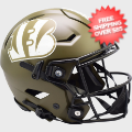 Helmets, Full Size Helmet: Cincinnati Bengals SpeedFlex Football Helmet <B>SALUTE TO SERVICE</B>