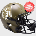 Helmets, Full Size Helmet: NFL Shield Speed Replica Football Helmet <B>SALUTE TO SERVICE SALE</B>
