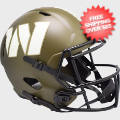 Helmets, Full Size Helmet: Washington Commanders Speed Replica Football Helmet <B>SALUTE TO SERVICE</B...