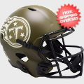 Helmets, Full Size Helmet: Tennessee Titans Speed Replica Football Helmet <B>SALUTE TO SERVICE</B>