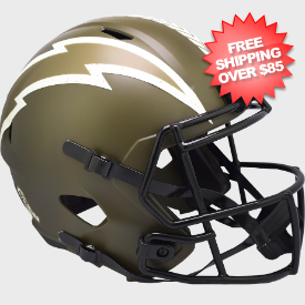 Los Angeles Chargers Speed Replica Football Helmet <B>SALUTE TO SERVICE SALE</B>