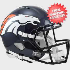 Denver Broncos 1997 to 2023 Speed Throwback Football Helmet