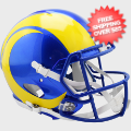 Helmets, Full Size Helmet: Los Angeles Rams Speed Football Helmet <B>Sale</B>