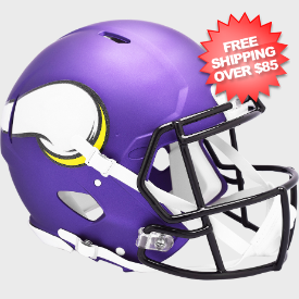Minnesota Vikings Speed Football Helmet <I>Satin Purple</I>
