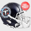 Tennessee Titans Speed Football Helmet <I>Satin Navy Metallic</I>