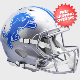 Detroit Lions 2017 to 2023 Speed Throwback Football Helmet