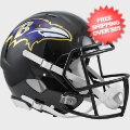 Helmets, Full Size Helmet: Baltimore Ravens Speed Football Helmet