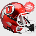 Helmets, Full Size Helmet: Utah Utes Speed Replica Football Helmet <i>Radiant Red</i>