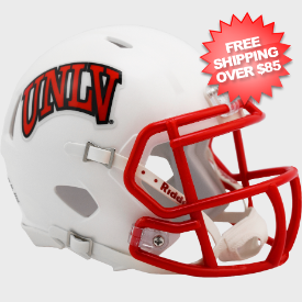UNLV Runnin Rebels NCAA Mini Speed Football Helmet <i>White</i>